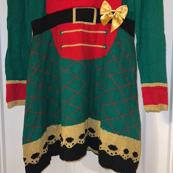 Ugly Christmas Sweater Dress NWT - Picture 3 of 7